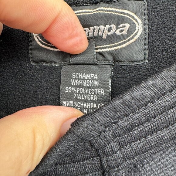 SCHAMPA Warmskin Skinny Gear Base Layer Thermal Set top pants bottoms Black - Picture 8 of 16